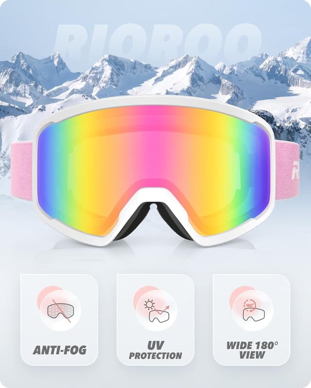 Thumbnail 1 de RIOROO Unisex Ski Goggles
