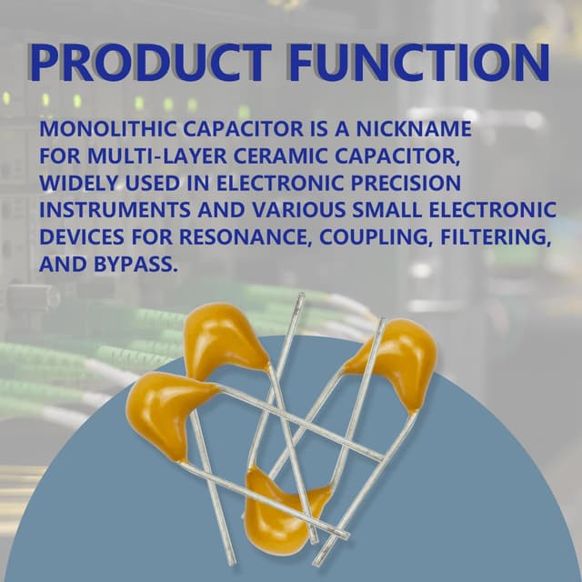 Detalle 2 de Innfeeltech 100pcs Keramik Kondensator 100pF ⚙