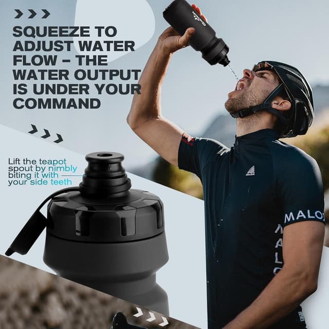 Detalle 2 de Bike water bottle holder combo 650ml