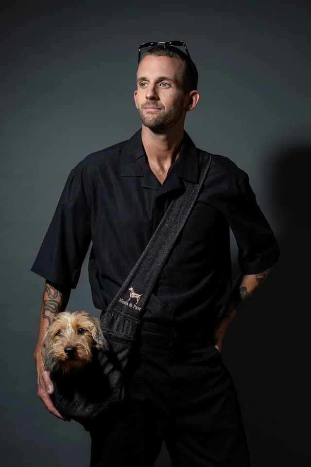 Thumbnail 6 de Noah & Paw dog sling carrier (denim) for small dogs 5–18lb and cats