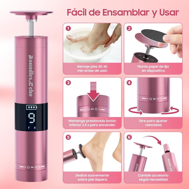 Thumbnail 4 de BoundlesEcho Removedor de callos 1200 mAh