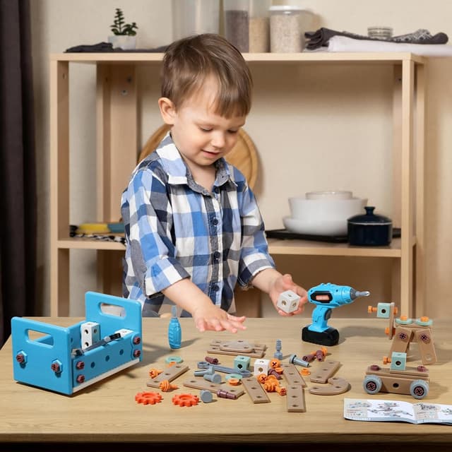 Thumbnail 5 de GAGAKU Akkuschrauber Kinder 120-teiliges Set