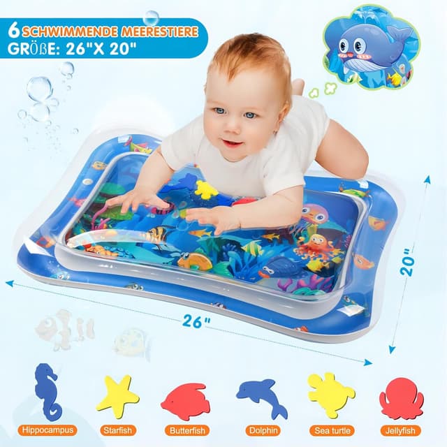 Thumbnail 2 de Infinno Wassermatte Baby Spielmatte für 3–9 Monate