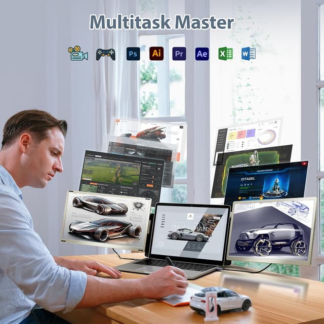 Thumbnail 6 de Teamgee 15,6 Zoll Laptop Monitor Extender