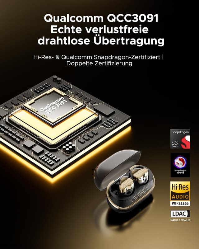 Detalle de SOUNDPEATS H3 In-Ear Kopfhörer mit LDAC