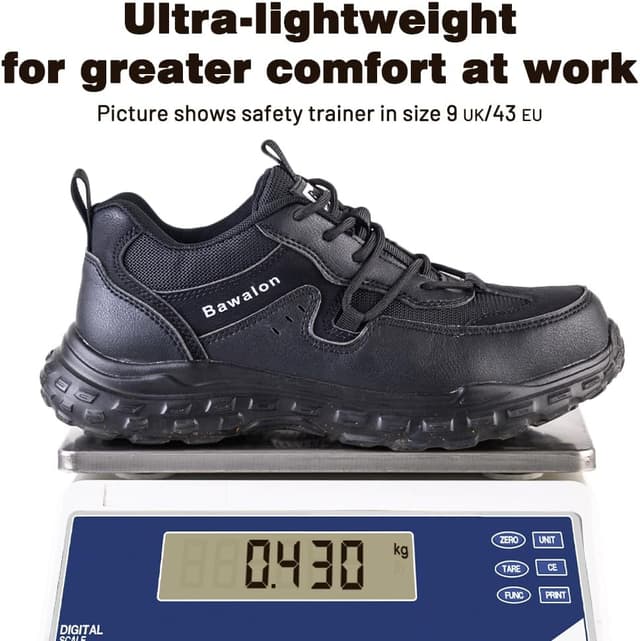 Detalle 2 de Lightweight safety trainers with steel toe