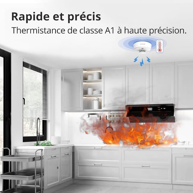 Thumbnail 2 de Détecteur de Chaleur 10 Ans 85 dB