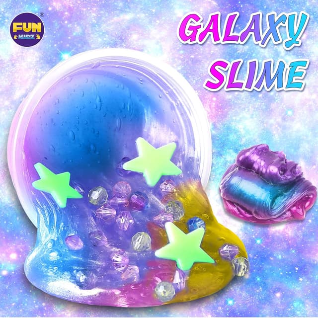 Thumbnail 5 de FunKidz Toy Galaxy Slime Kit 10-12 🧪