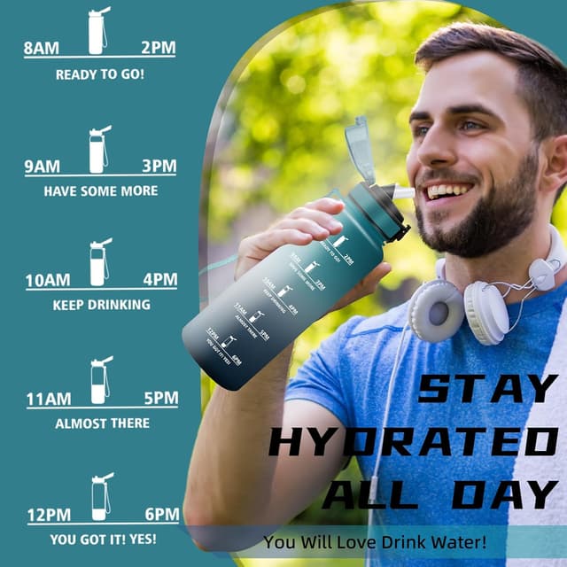 Thumbnail 5 de Botella Deportiva 1.5L Pruéba de Fugas con Pajita 💧