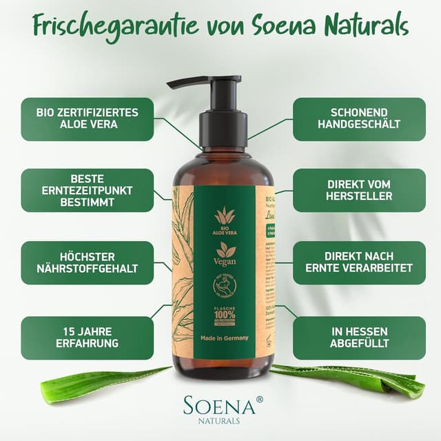 Thumbnail 4 de Soena Naturals Aloe Vera Gel BIO 98%