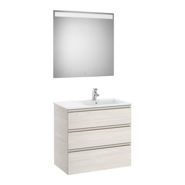 Imagen de Roca The Gap conjunto baño 3 cajones lavabo derecho 🪞 en OfertitasTOP