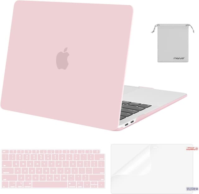 Thumbnail 6 de MOSISO Transparent Hard Shell Case for MacBook Air 13" (M1) with Keyboard Cover, Screen Film & Storage Bag