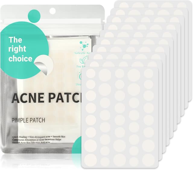 Detalle de Patch Brufoli Idrocolloidali invisibili giorno e notte con Tea Tree Oil e Acido Salicilico, 200 cerotti