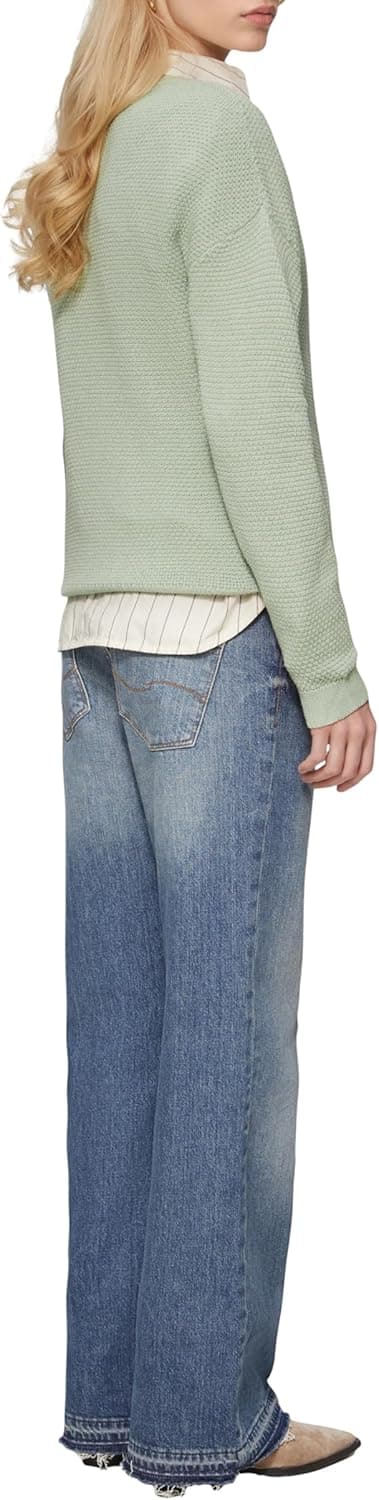 Detalle 2 de QS Pullover mit Strukturmuster V-Ausschnitt