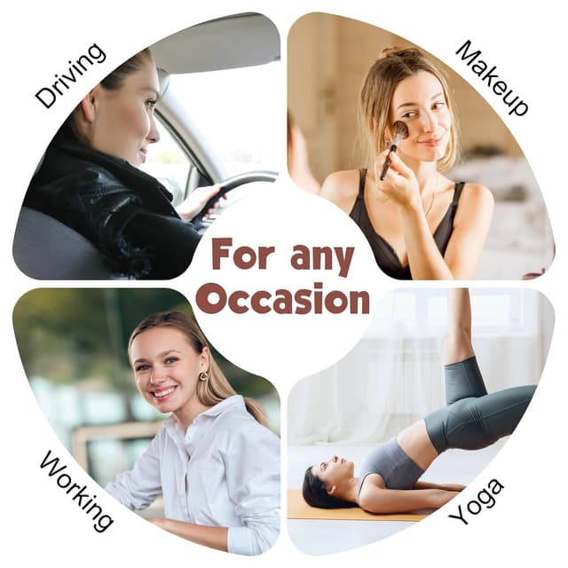 Detalle de Esoahour 6er Set flache Haarklammern im französischen Design – rutschfeste French Hair Pins für Damen & Mädchen