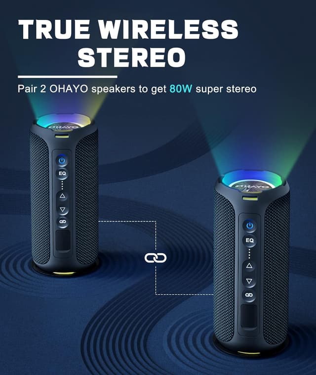 Thumbnail 5 de OHAYO 40W Portable Bluetooth Speaker 30H battery