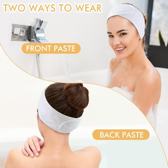 Detalle de Sinland Haarband-Set für Make-up 3-teilig