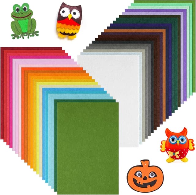 Imagen de Ainiv 30 x 20 cm Felt Fabric Sheets 40-pack 🎨 en OfertitasTOP