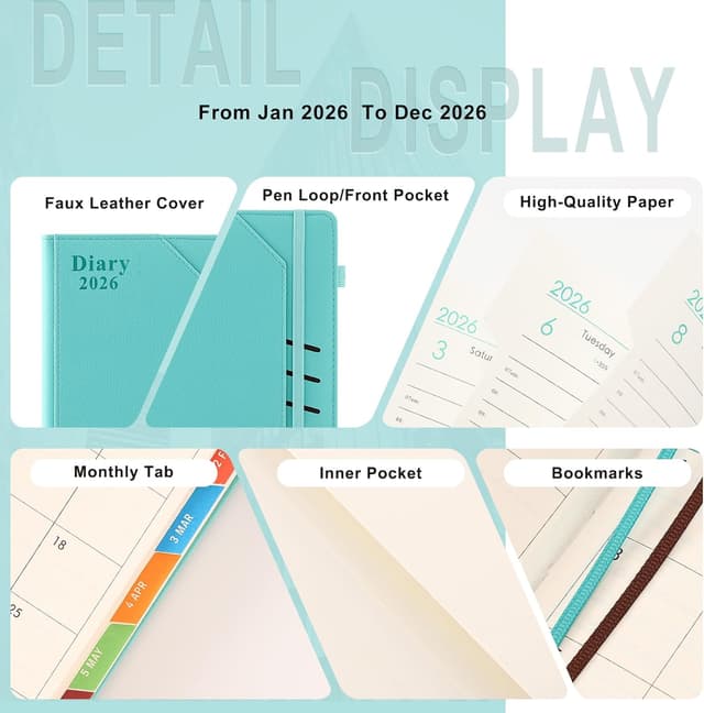 Thumbnail 6 de Agenda académica 2026 A5 una página por día