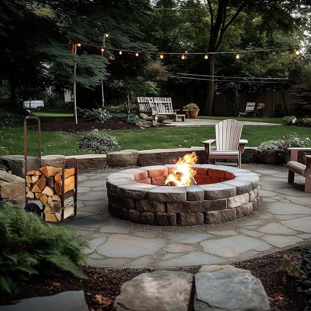 Thumbnail 4 de Relaxdays Carro para leña 60 kg 🪵