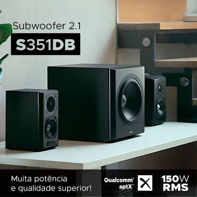 Thumbnail 1 de Edifier S351DB 2.1 Schwarz Aktivboxen