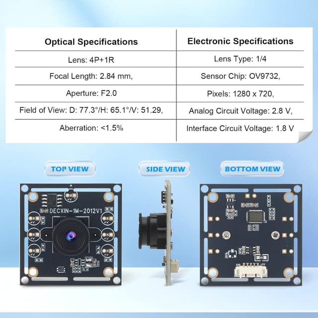 Detalle de Nastopee OV9732 USB Kamera Set
