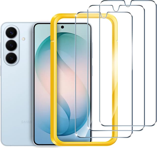 Detalle de Pack de 2 verres trempés ivoler pour Samsung Galaxy S26 Plus 5G (avec cadre d’alignement) – Protection d’écran 9H, anti-rayures, sans bulles