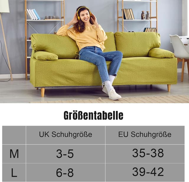 Thumbnail 6 de 10 Paar Socken Damen 39-42 Baumwolle Ringelsocken