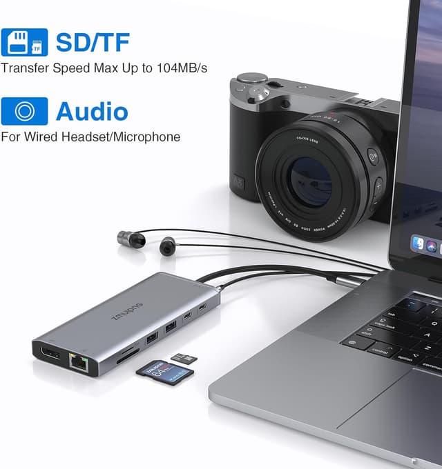 Thumbnail 6 de USB C Docking Station 14‑in‑1 87W für Laptops