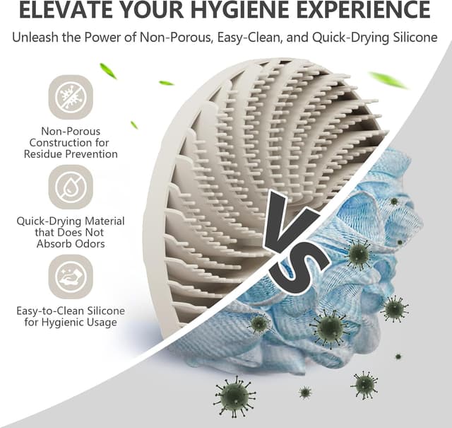 Thumbnail 1 de BEAUTAIL Silicone Body Scrubber for Sensitive Skin