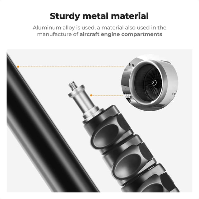 Thumbnail 3 de K&F CONCEPT Extendable Photography Stand 2m
