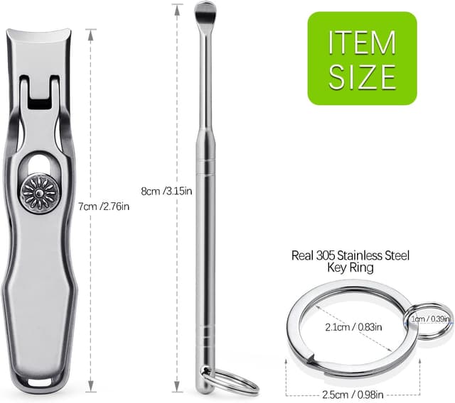 Thumbnail 6 de VOGARB Small Nail Clippers for Fingernails & Thick Toenails 🗝