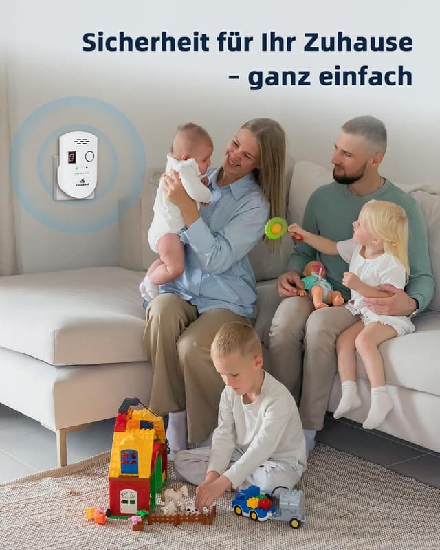 Detalle 2 de Firlarm Gasmelder Stadtgas, Plug-in