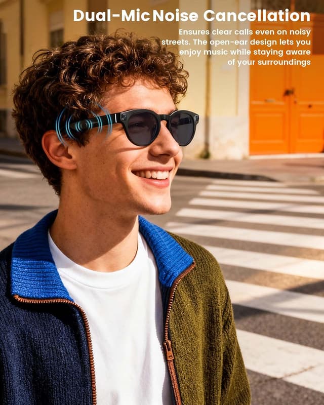 Detalle de Orpnkna Smart Glasses 8MP Camera