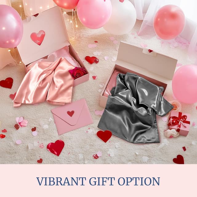 Thumbnail 3 de BEDELITE Satin Pillowcase 2 Pack Queen Plum