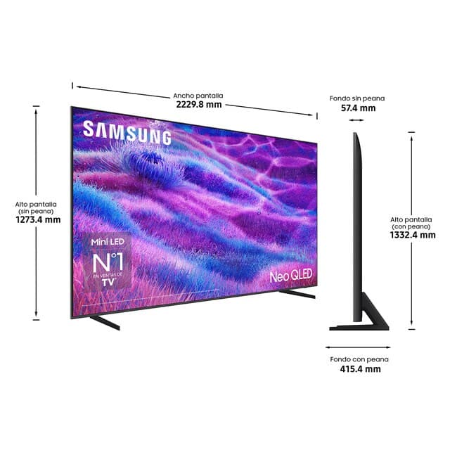 Detalle 2 de Samsung TQ100QN80FUXXC TV Neo QLED Mini LED 4K 254cm