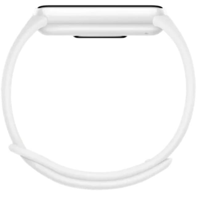 Detalle de Xiaomi Smart Band 10 pulsera de actividad blanco cerámico con pantalla AMOLED