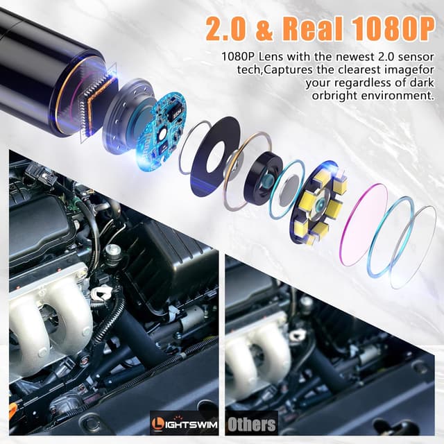 Detalle 2 de Lightswim Lightswim 4,3" HD boroscopio