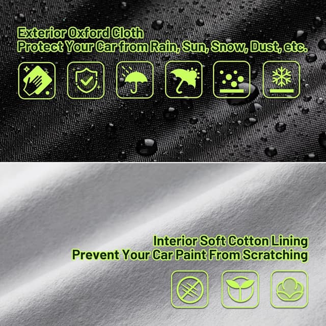 Thumbnail 3 de Favoto Hatchback Car Cover 157–171in