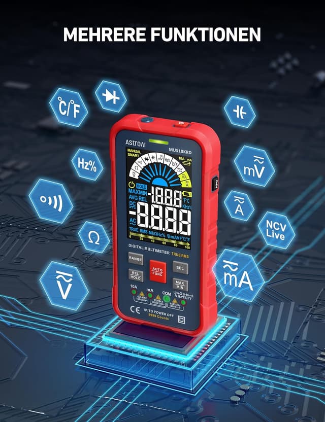 Thumbnail 6 de AstroAI Digital Smart Multimeter 10000 Counts