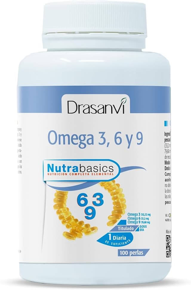 Imagen de NutraBasic Omega 3-6-9 1000mg - 100 Perlas 🌱 en OfertitasTOP