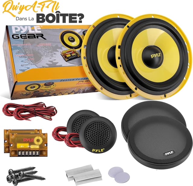 Thumbnail 6 de Paire midbass 16,5 cm Pyle 400 W