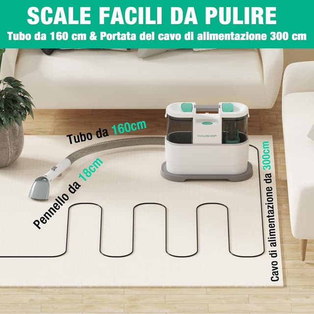 Thumbnail 6 de HAUSHOF StainZapper Pro 450W lavatappeti