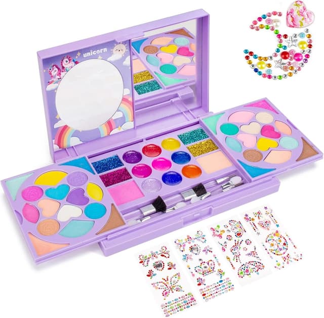 Imagen de Tomons Kids Makeup Kit 7×5.3 in 🎀 en OfertitasTOP