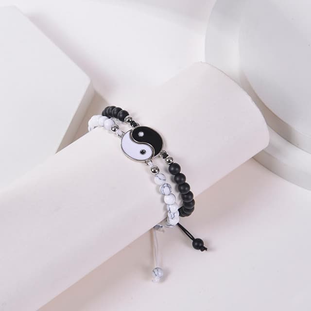Thumbnail 4 de DEARMAMY Yin Yang Armbänder zu Paaren