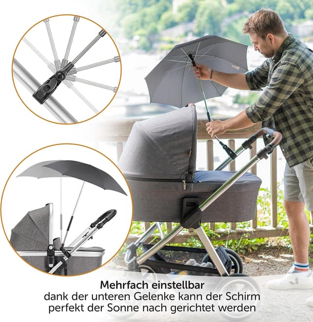 Detalle 2 de Zamboo Universeller Sonnenschirm UV 50+ 73 cm