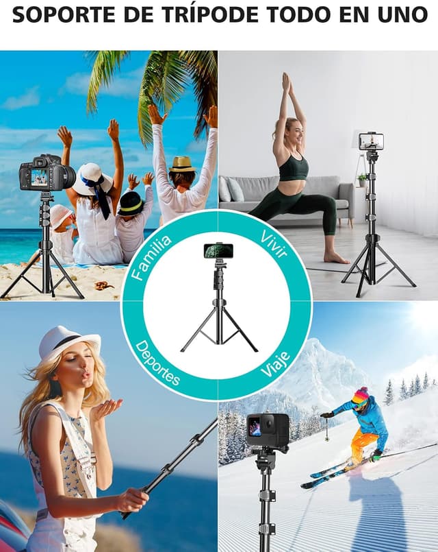 Thumbnail 6 de CIRYCASE 142cm trípode para móvil