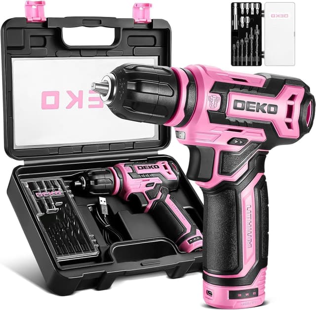 Detalle de DEKOPRO 12V cordless drill with 3/8-inch chuck