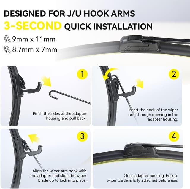 Thumbnail 5 de Dog Tail 22 Inch Wiper Blades for Ford F-150