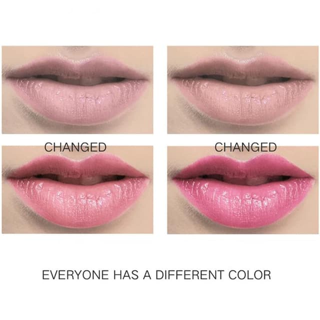 Detalle de firstfly Pack of 6 Crystal Flower Jelly Lipstick (Pink) — pH-Adjustive Temperature Color-Change Balm & Gloss